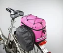 Fahrrad Gepäckträgertasche - multifunktionell, Pink