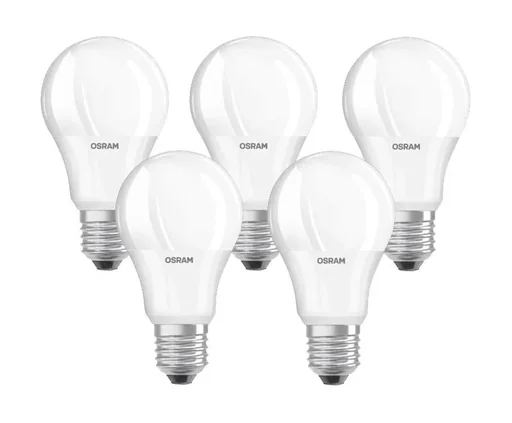 "LED Glühlampe mit 8,5 Watt, E27, warmweiß - 5 Stück image"