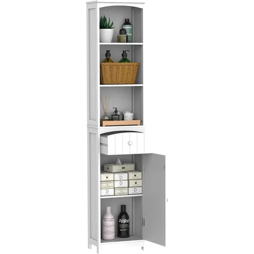 "Badezimmerschrank weiß image"