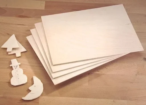 Sperrholzbrettchen Sortiment A4