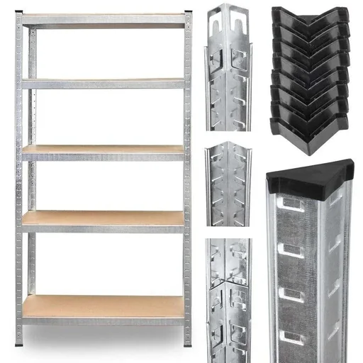 "Werkzeugregal 875 kg Tragkraft verzinkt MDF 180x90x40cm image"