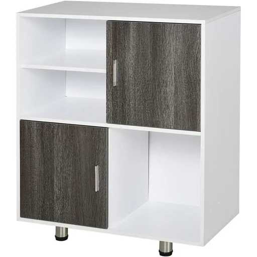 "Bücherregal, weiß+grau image"