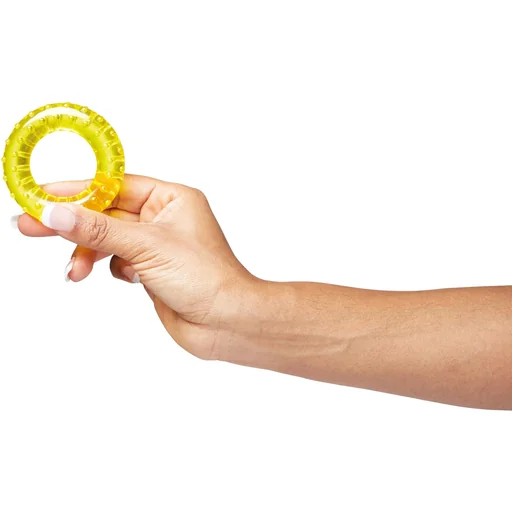 "Massagering Mit Noppen 7 cm Gelb image"