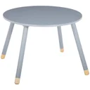 NL Kindertisch Rund - grau - 60x60x43 cm
