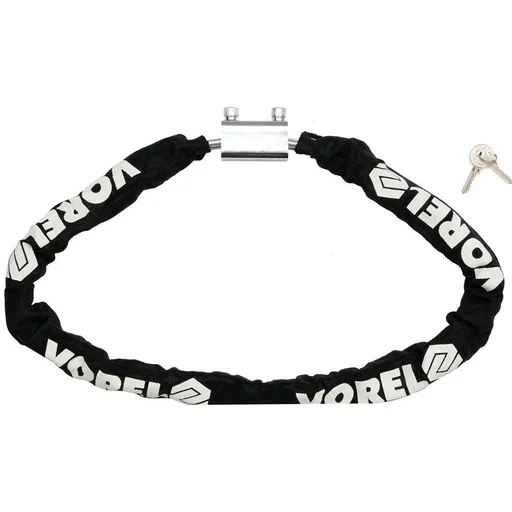 "Stahlkettenschloss mit Schlüssel - 120cm - 1,3kg - Für Motorroller, Motorräder und Fahrräder image"