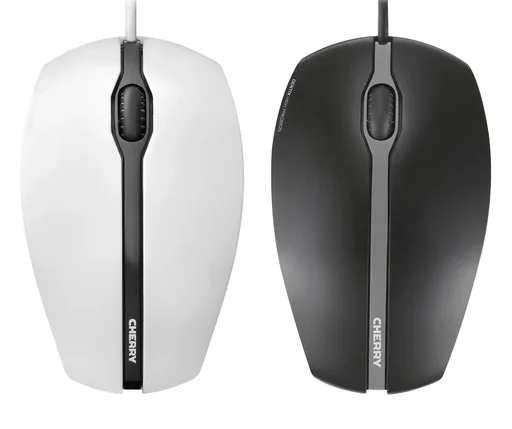 Wireless Maus GENTIX Corded Optical Mouse schwarz