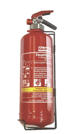 "Feuerlöscher FBDP2, 2 Liter Fettbrand-Schaum, 8A, 55B, 40F, frostsicher image"