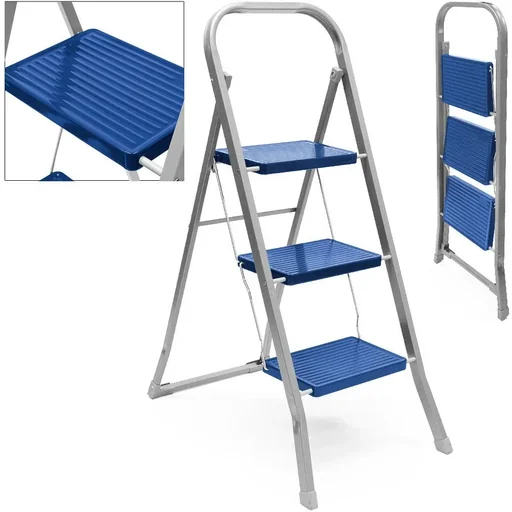 "Haushaltsleiter Klappbare Treppe - 3 Stufen - max. 150kg image"