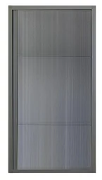 Tür-Plissee 100 x 215 cm, bohrlos