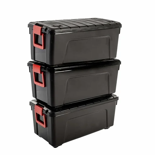 "Multi Aufbewahrungsbox 75 Liter, 3er Set image"