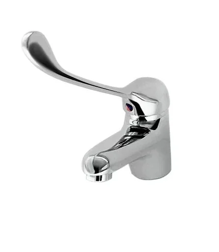 "Waschtischarmatur Objekt mit Arzthebel, chrom image"