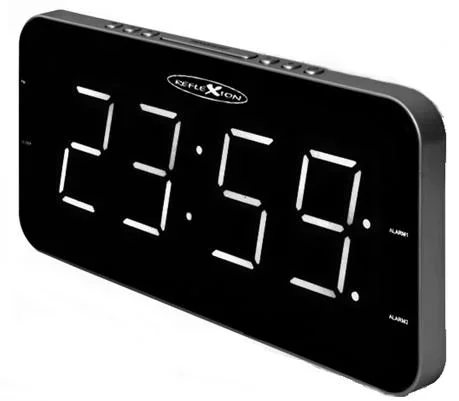 "Uhrenradio mit großer Anzeige und schlankem Design image"