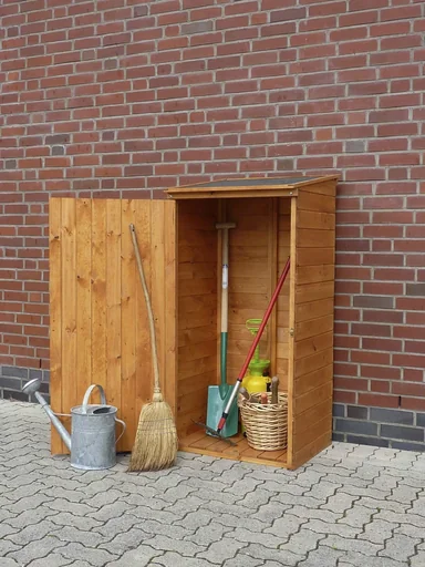 Geräteschrank Speyer, honigbraun