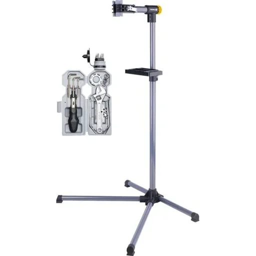 "Fahrradreparaturständer mit Reparaturset in Bidonform image"