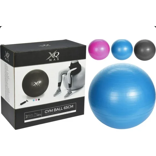 "Yoga-Ball/Fitness-Ball - Inklusive Pumpe - 65 cm - Blau image"