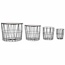 Couchtische 4 Stück schwarz