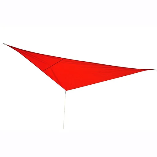 "Sonnensegel (6x6x6m) Dreiecke Rostrot HDPE - atmungsaktiv image"