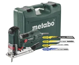Elektronik-Pendel-Stichsäge STE 100 Quick Set 710 W mit 20 Stichsägeblättern