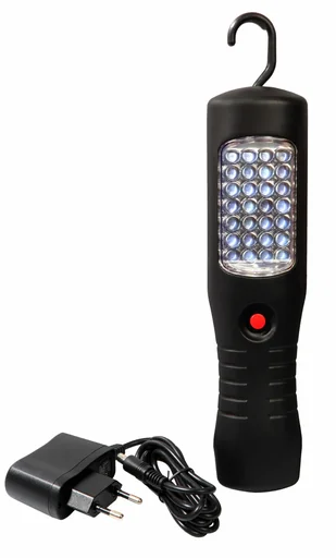 "Akku-LED-Leuchte 2,5W, mit 28 LED, Magnet und Haken, mit Ladegerät image"