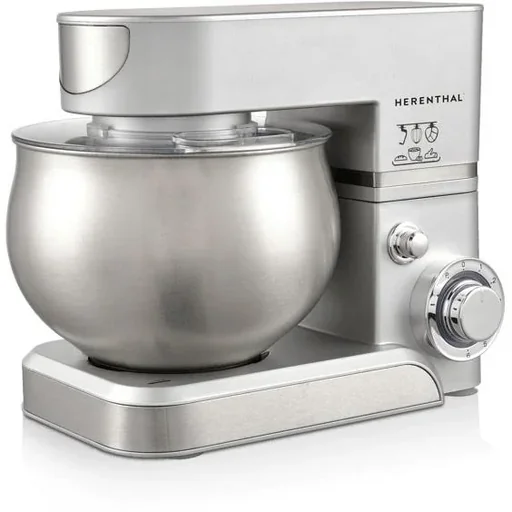"Herenthal Küchenmaschine PKM1000.472.1 - Standmixer - 1400 W - 5,0 Liter - Edelstahl - Silber image"