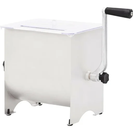 "Fleischmischer manuell 20 L Edelstahl silber image"