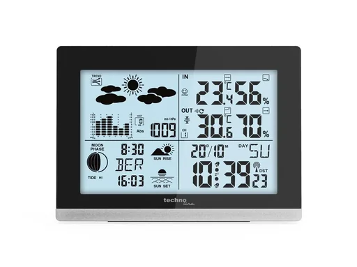 "Funkgesteuerte Wetterstation mit Außensender image"