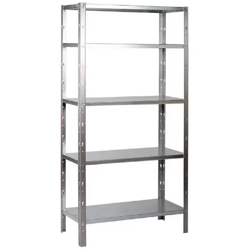"Metall-Lagerregal / Regaleinheit mit 5 Fachböden - 500kg Tragkraft - (BxTxH) 100x40x193cm - 100kg pro Fachboden image"