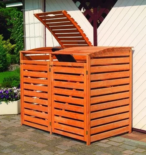 "Mülltonnenbox "Vario III" für 2 Tonnen, anthrazit image"