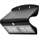 VT-767-7 LED-Solar-Wandleuchte mit Bewegungsmelder - 7W - 800 Lm - 4000K - schwarz - Solarenergie