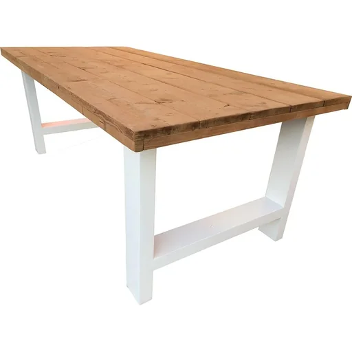 "Esstisch Seattle Roasted wood - Weiß image"