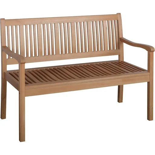 "2-Sitzer Gartenbank Holz 126,8 x 62 x 91,3 cm image"