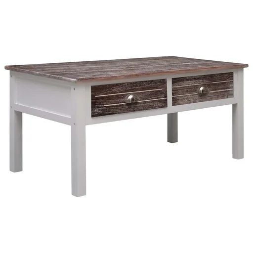 "Couchtisch 100x50x45 cm Holz braun image"