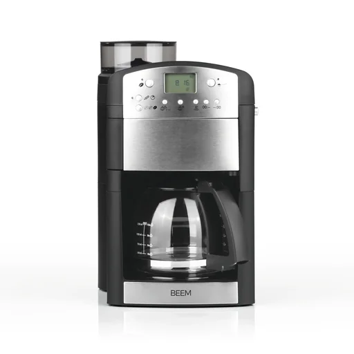 "Kaffeemaschine mit Mahlwerk "Fresh-Aroma-Perfect" Edelstahl, 1,25 l Glaskanne, 1000 W image"