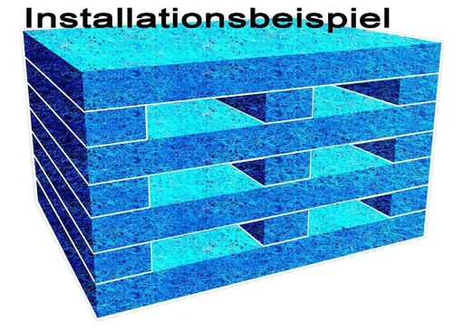 "Filtermatte FSM 45/32 Blau, Filterschwamm, 45 x 31,5 x 3,8 cm image"