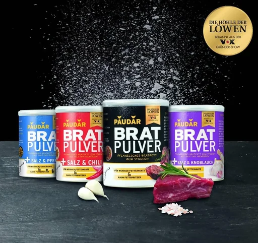 "Pflanzliches Bratfett-Pulver, „PAUDAR“, mit Salz und Pfeffer, 175 g image"