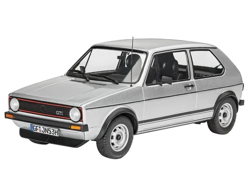 "Modellbausatz VW Golf 1 GTI im Maßstab 1:24 incl. Kleber, Pinsel und Hauptfarben - 121 Einzelteile image"