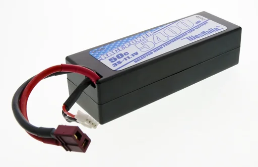 "LiPo Akku Power Racing im Hardcase, 3S 11,1V, 5.400 mAh, 50C, T-Plug Stecker image"