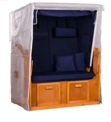 "Strandkorb Hülle - Transparent - PVC Grösse M image"