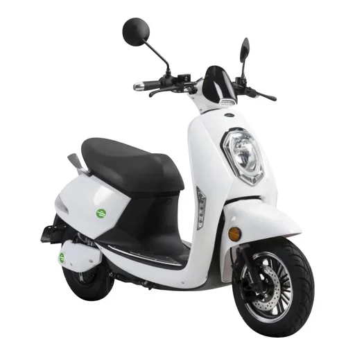 "Kompakt E-Roller "Roma" 45 km/h weiß image"