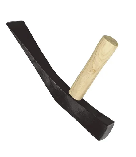 "SIEGER-Pflasterhammer 1.500 g, rheinische Form, holz- und ringverkeilt, Eschestiel image"