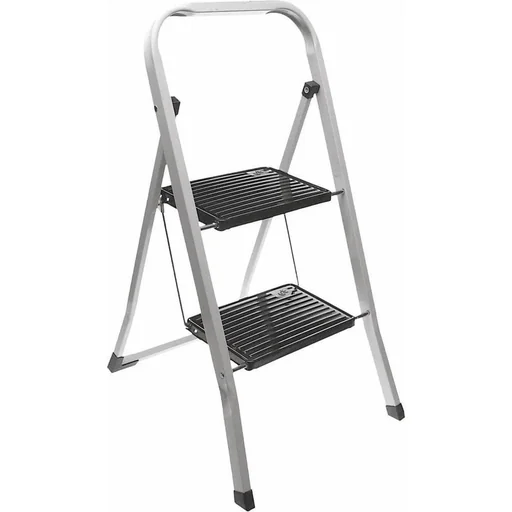 "Excellent Houseware klappbare Küchentreppe - 2 Stufen - Bis zu 150kg - Metall image"