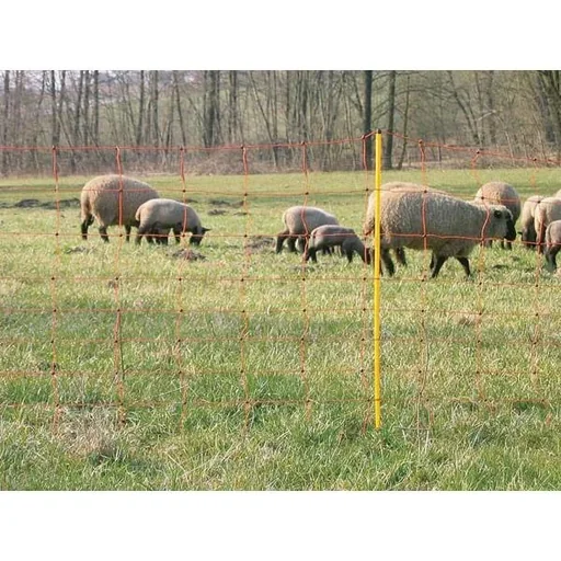 "Schafsnetz, 90 Cm, Double Pen Gelbe Pfosten, 50M image"