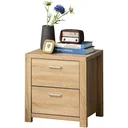 Nachttisch mit Schubladen natur