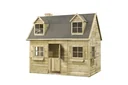 Luxuriöses Spielhaus Milan Holz mit Plexiglasfenstern 2480 mm x 1610 mm x 2510 mm