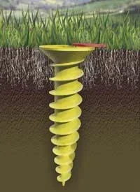 "DUO Bodenschraubanker zum Eindrehen/ Befestigen von Wäschespinnen image"