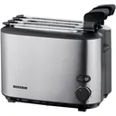 Toaster mit Sandwich-Grill / abnehmbarem Grill - 540 Watt - Silber