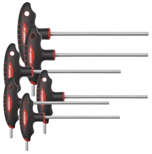 "2K-T-Griff-Schraubendreher Satz 6kt 2.5-8 mm image"