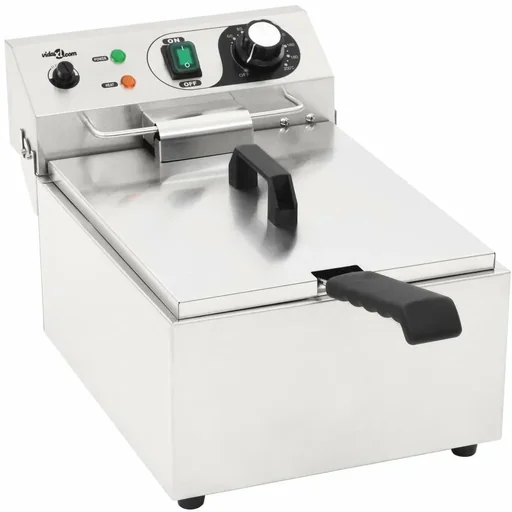 "Elektrische Fritteuse 3000 W 10 L Edelstahl image"