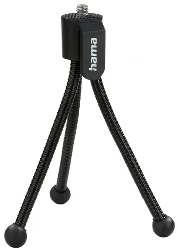 "Handliches Mini Stativ mit flexiblen Beinen und Befestigungsclip image"