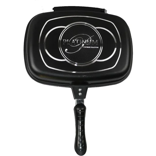 "Doppelpfanne / Grillpfanne - 32 cm - g image"